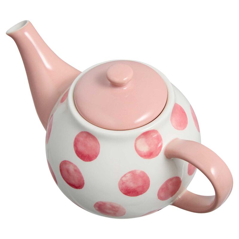 Maxwell & Williams Olde English Teapot 650ml Pink Spot Gift Boxed image number 2